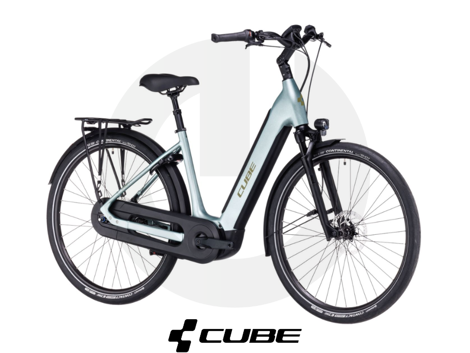 Mestno e-kolo CUBE Supreme Hybrid EX 625 (zelena)