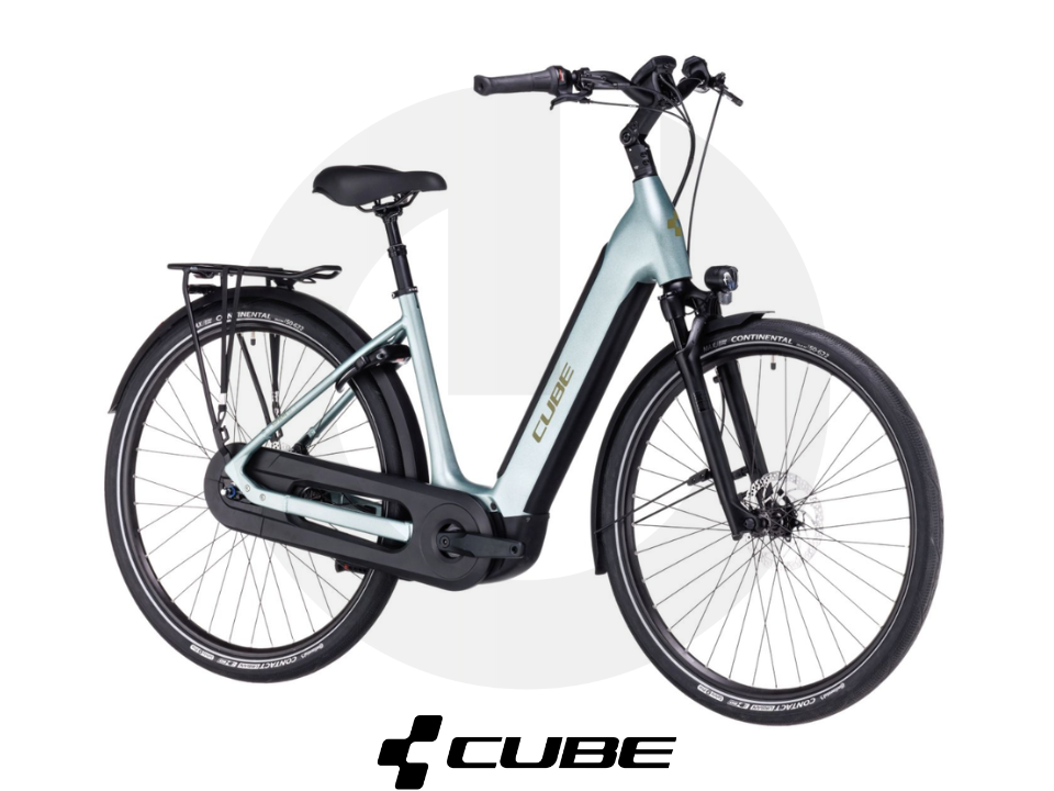 CUBE mestno e-kolo Supreme Hybrid EX 625 zelena