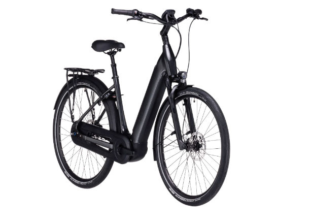 Električno mestno kolo CUBE Supreme Hybrid EX 625 Črna